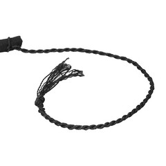 Genuine Kangaroo Black Leather Bullwhip 04 to 12 Feet Long 16 Plaits Heavy Duty