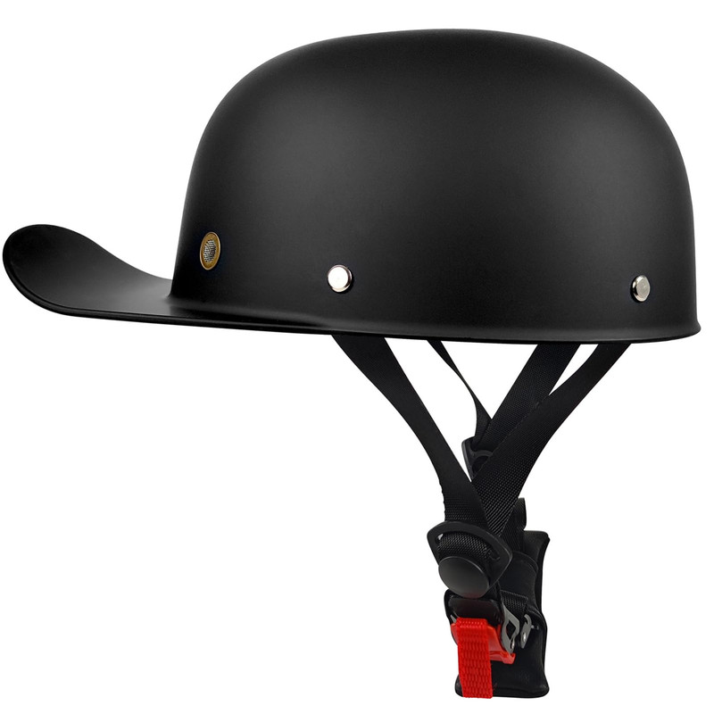 Djglkrejg Vintage Motorcycle Ball Cap Helmet Men And Women Adults Open-Face