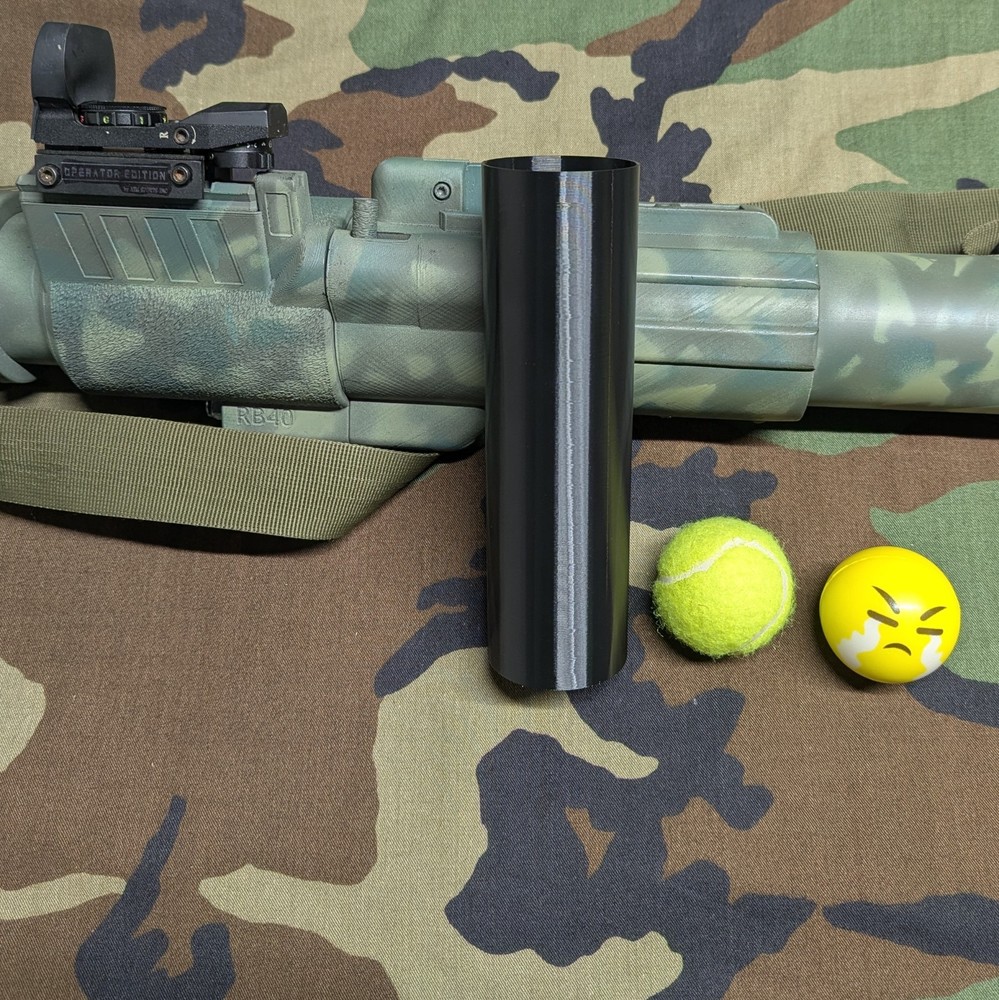 RB40 MK3 Ball Launcher Adapter, 40mm Launcher, 2″ Tennis Ball/Stress Ball