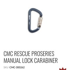CMC PRO CLIMBING/RESCUE GEAR SET-includes K9 Rappel Harness