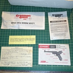 Vtg 1981 Rare Crosman Coleman Division Mark I CO2 Target Pellet Pistol In Box