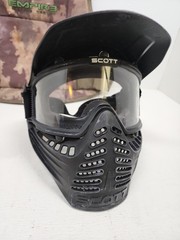Tippmann Model 98 Custom Paintball Gun Marker Bundle. Flatline Barrel Mask Vest