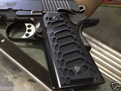 1911 Compact Officer Grips Colt kimber Defender BLACK «Cobra»