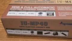 UKARMS IU-MP40 Auto Electric Airsoft Gun Semi & Full Automatic IU-MP40P IU-MP40W