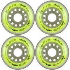 Labeda Inline Roller Hockey Skate Wheels Union Yellow 80mm SET OF 4