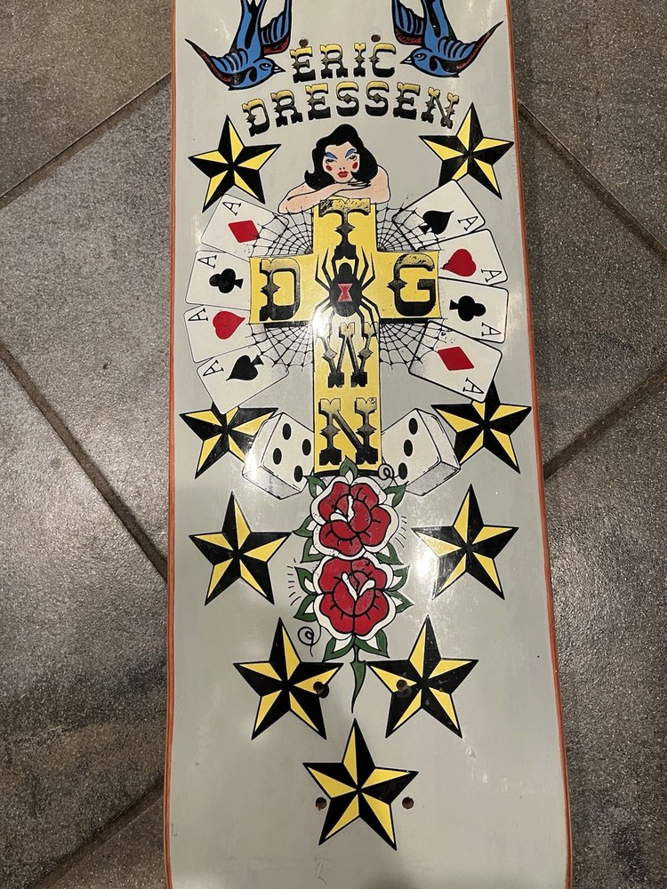 Ultra Rare 1999 Dogtown Eric Dressen Tattoo Deck Still In Original Shrink