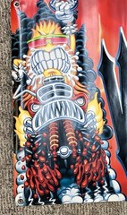 Vintage 1990/2000 World Industries Road Rage SKATEBOARD Poster Banner Sign Mint!