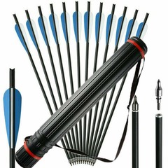 12x 17″ 20″ 22″ Carbon Arrows Crossbow Bolts for Crossbow Hunting Archery Quiver