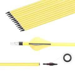30inch Archery Carbon Arrows Spine 500 OD7.8MM Hunting for Compound Recurve Bow