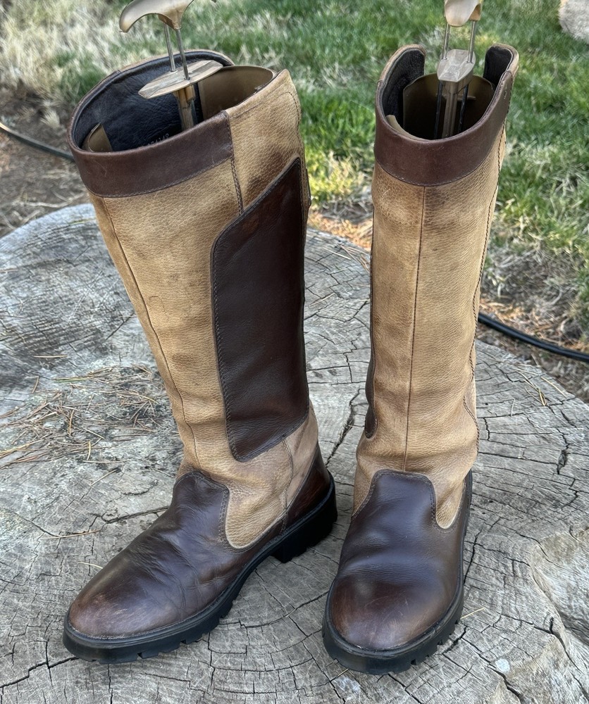 Dubarry Gore-Tex Leather Country Equestrian Boots Brown Tan EU 41 Boot Shapers
