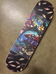 101 Sal Barbier Pollution Graffiti Slick Prime Wood 8x31in. 90’s Skateboard Deck