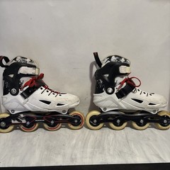 Powerslide Black Freeskates Inline Skates Mens Size US6.5/ Woman’s 4.5 Worn