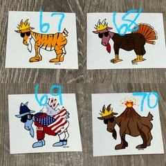 GOAT USA Stickers/ Decals- PICK YOUR STICKERS! CHECK OUT THE LOT! BUY AND SAVE!