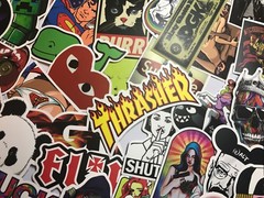 5000pcs Skateboard Stickers Bomb Vinyl Laptop Luggage Locker Decals Sticker