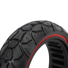 Scooter Solid Tire 10in 10×3 255×80 80/65‑6.5 Red Line Universal For GHUG