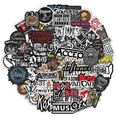 Legendary Rock Band Stickers – Heavy Metal Laptop Decals – Vinyl Band Sticker…