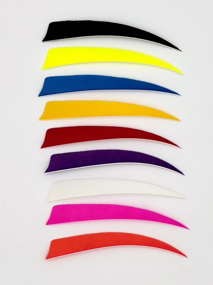 Trueflight Shield Cut Feathers – Left/Right Wing – 5 inch – Solid Color