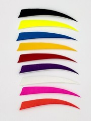 Trueflight Shield Cut Feathers – Left/Right Wing – 5 inch – Solid Color