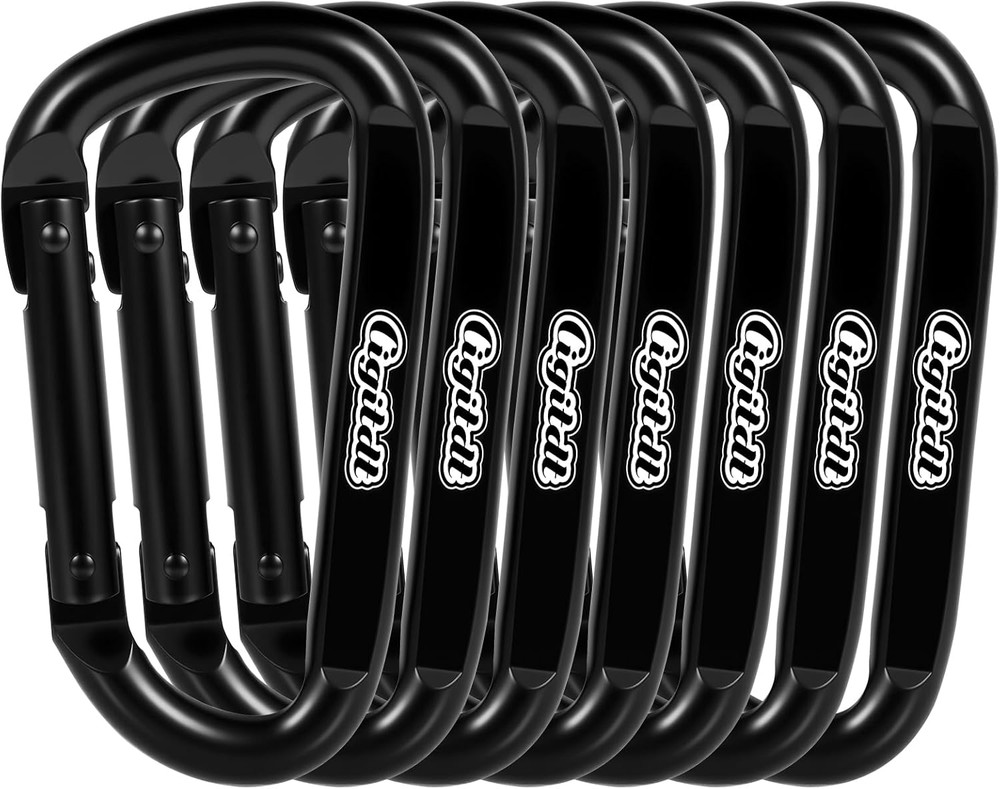 Carabiner Clip,Heavy Duty Carabiners 900Lbs-1543Lbs,Multipurpose for Camping Ess