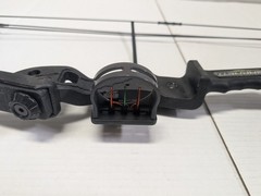 Barnett Tomcat Compound Bow Black Hunting Bow With Allen Camouflage Case Sight