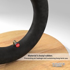 1PZ IN2-10W Heavy Duty 10×2.50 Butyl Inner Tube with 90° Bent Valve Stem, 1