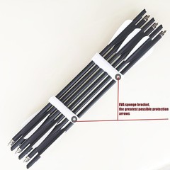 20 inch Archery Hunting Carbon Crossbow Bolts Half Moon Nocks OD 8.8mm Arrows