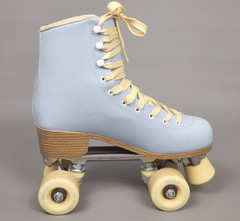 Impala Sidewalk Womens Size 10 Quad Roller Skates Sky Baby Blue and Yellow