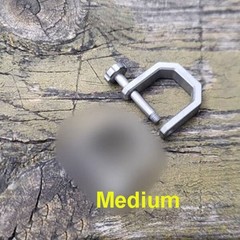 Titanium Alloy D Shape Keychain Buckle Portable Backpack Connector Pendant EDC