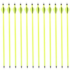 12pcs 30″ Carbon Arrows Spine 500 OD7.8mm Archery Compound Recurve Bow Hunting
