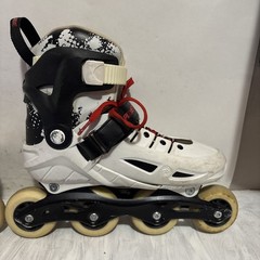 Powerslide Black Freeskates Inline Skates Mens Size US6.5/ Woman’s 4.5 Worn