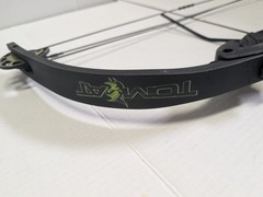 Barnett Tomcat Compound Bow Black Hunting Bow With Allen Camouflage Case Sight