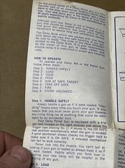 Original Daisy Model 404 454 Pellet Rifle Gun Operation Manual Pamphlet