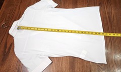 Makebe, New, Snake short sleeve show shirt, white, Large $150