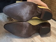 Tony Lama Womens Yellow Western Cowboy Boots Pointed Toe US 7