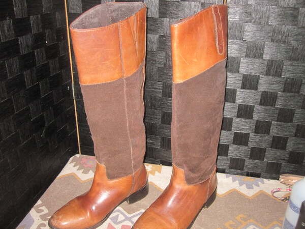 Steve Madden Women’s Ritte Riding Tall Knee High Pull on Leather 8M