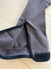 Pikeur Breeches 34 (32×31) Gray Knee Patch Riding Pants Equestrian Stretch