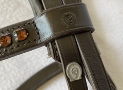 STUNNING Otto Schumacher #2 Full Horse Comfort Crown BRIDLE~Swarovski Crystal