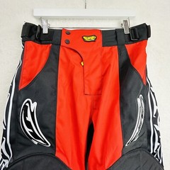 Mens Paintball Pants Size S Paintgall Red Black Padded Thick Tactical Team Gear