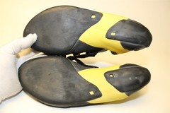 Scarpa Vapor V Italy Made Mens Size 11 45 Microsuede Strap Rock Climbing Shoes