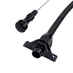700R4 4L60E 4L80E Trans Flexable Stainless Braided Hose Dipstick