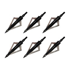 24pcs 3 Fixed Blade Archery Hunting Broadheads 125 Grain with Case Arrow Head