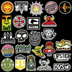 100 Skateboard Stickers Bomb Luggage Laptop Graffiti Tide Brand Decals Pack Lot