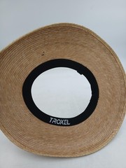 Troxel Helmet Brimmer Size A Natural Straw Equestrian Riding Sun Shade