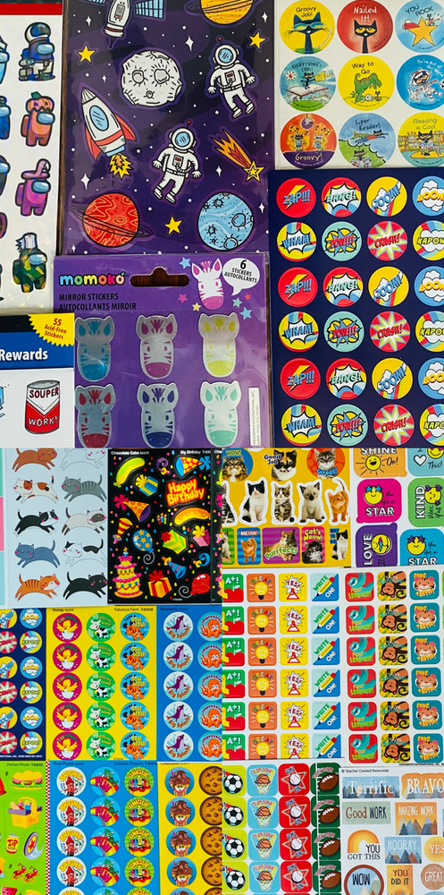 777 Stickers | LOT FOR ALL AGES | TONS OF FUN THEMES FOR ALL SEASONS HOLIDAYS