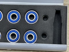 Vintage FKD ABEC 3 Blue Skateboard High Velocity Bearings Set Of 8