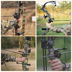 Adjustable Archery Brush Arrow Rest Left Right Hand Compound Recurve Bow Hunting