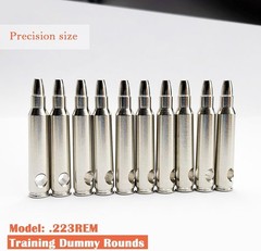 Metal Practice Rounds for Rifle Shooting Dry Fire Training Snap Cap 223 Rem