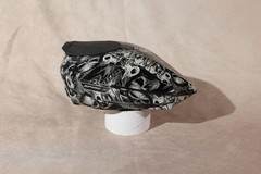 Virtue Spire IR Paintball Hopper Loader Skull Hydro Dip Black Grey