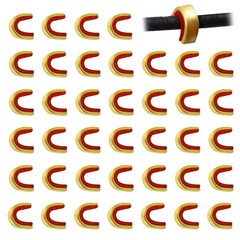 Bow String Nock Points – 40 Packs Arrows Bowstring Nocking Point Set Archery …