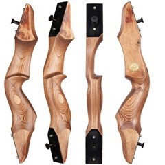 60″ Wooden Riser Takedown Recurve Bow 30-50lbs Archery American Hunting Target